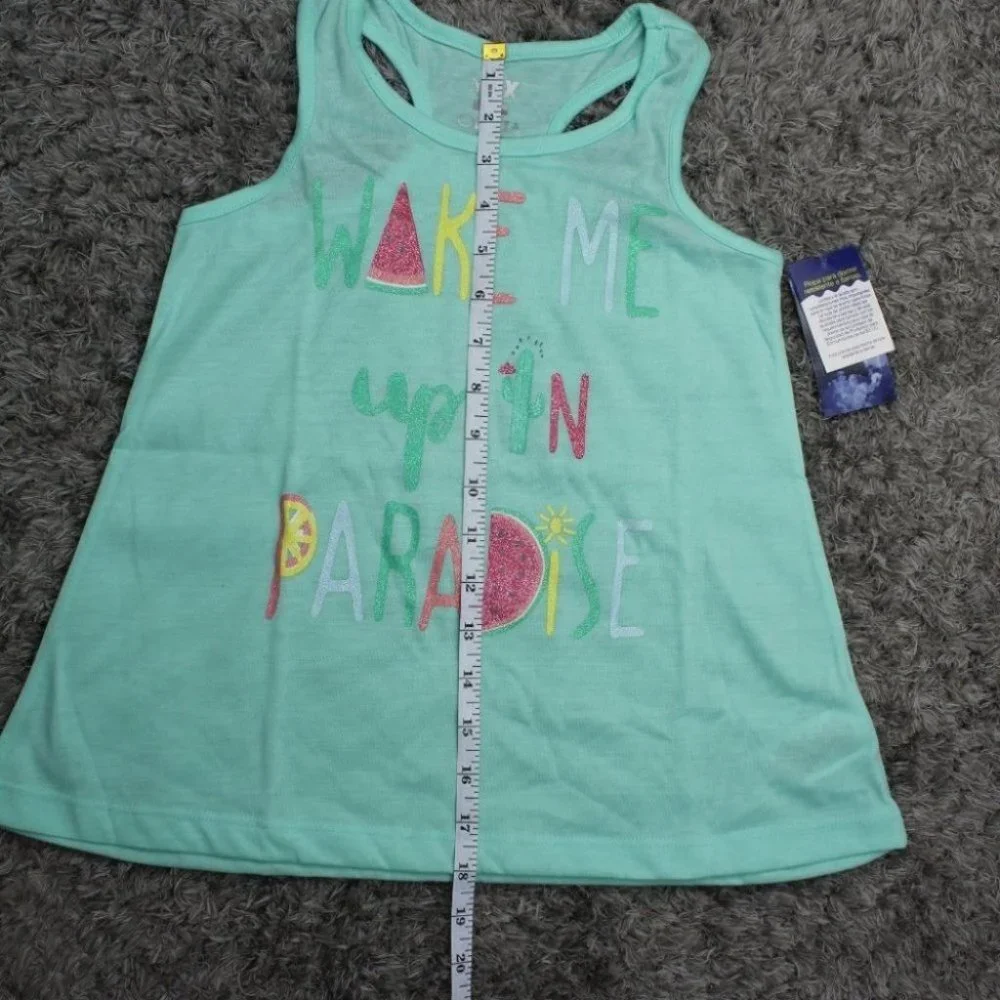 Max & Olivia Graphic-Print Pajama Tank, Girls M